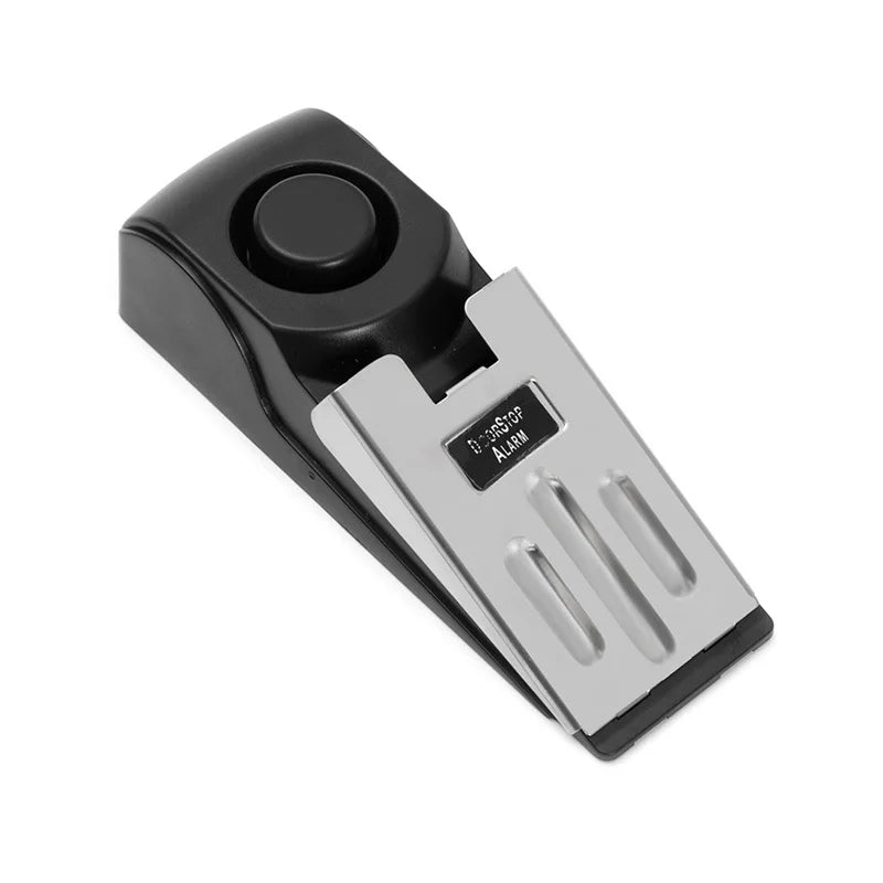 120dB Wireless Door Stop Alarm System - Mini Anti-Theft Wedge Device for Home and Travel